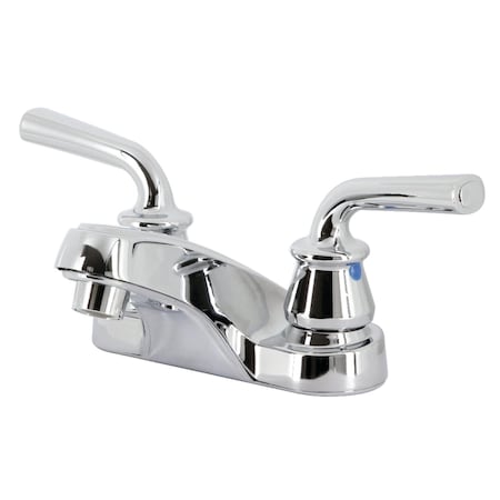 Kingston Brass 4" Centerset Bathroom Faucet, Polished Chrome KB251RXLLP